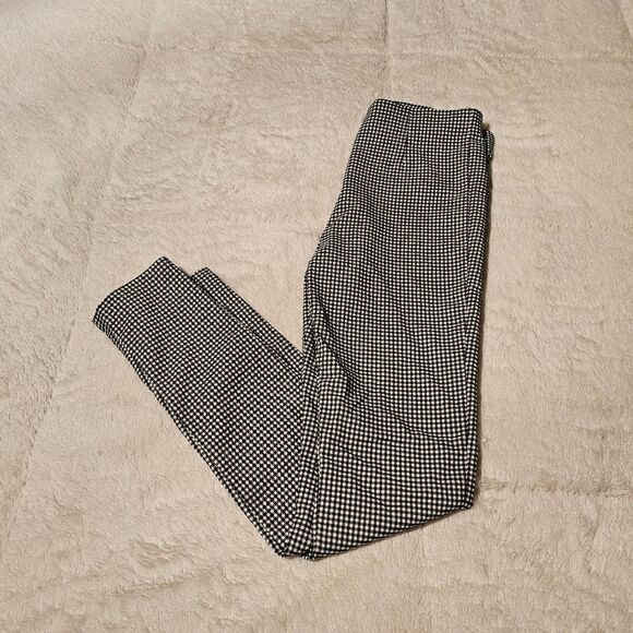 GUESS Women’s Small Skinny Stretch Pants Black And White Checked - Picture 5 of 6